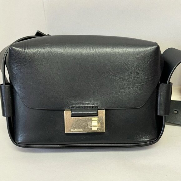 AllSaints Frankie Leather Crossbody Bag - Picture 1 of 1